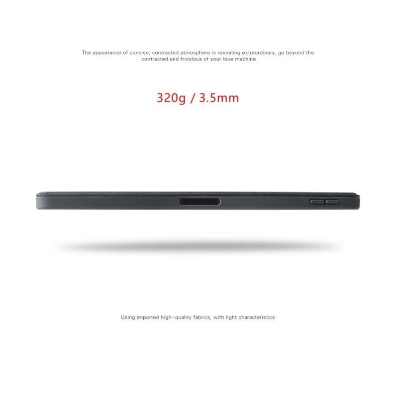 Bao Da iPad Pro 10.5 2017 Leather Case Hiệu Mutural Chính Hãng được thiết kế 2 bề mặt da cùng màu trang trí xung quanh đường viền đen rất chắc chắn, bên trong có lớp đệm thoát nhiệt tốt. 